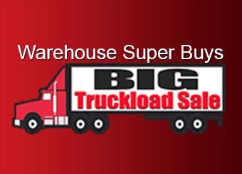 Save up to 60% in with our warehouse super buys!