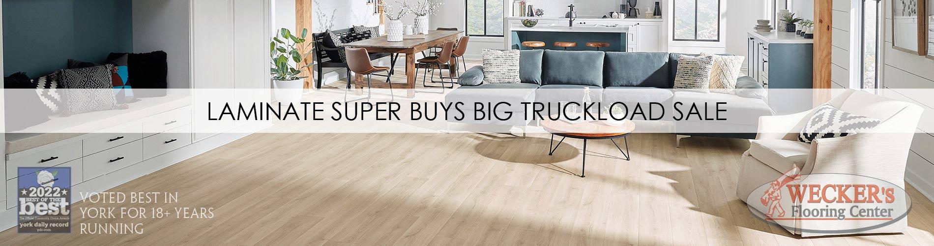 Laminate super buys big truckload sale