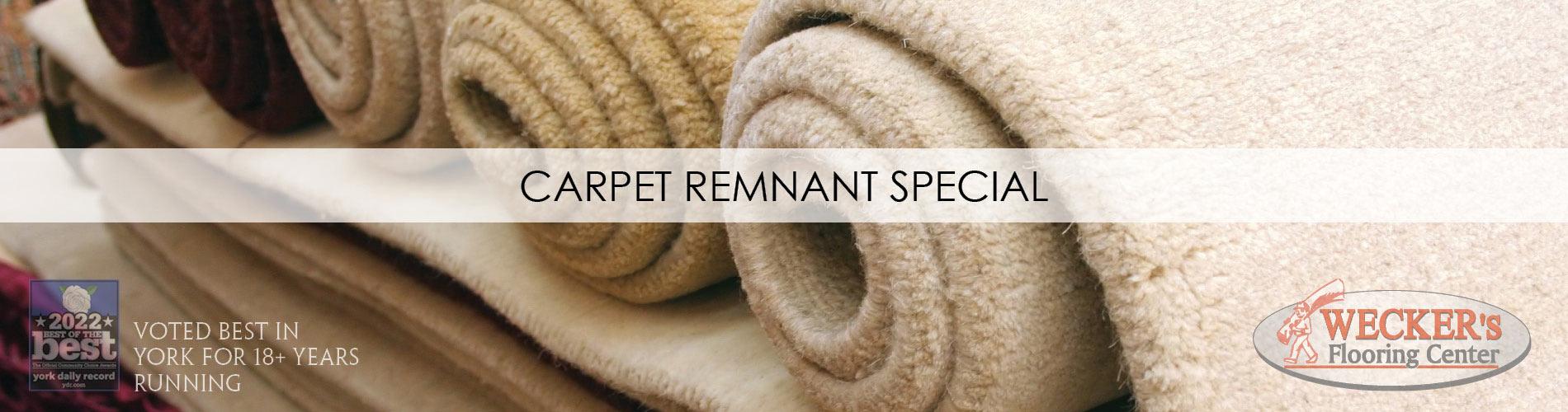 Carpet remnant special