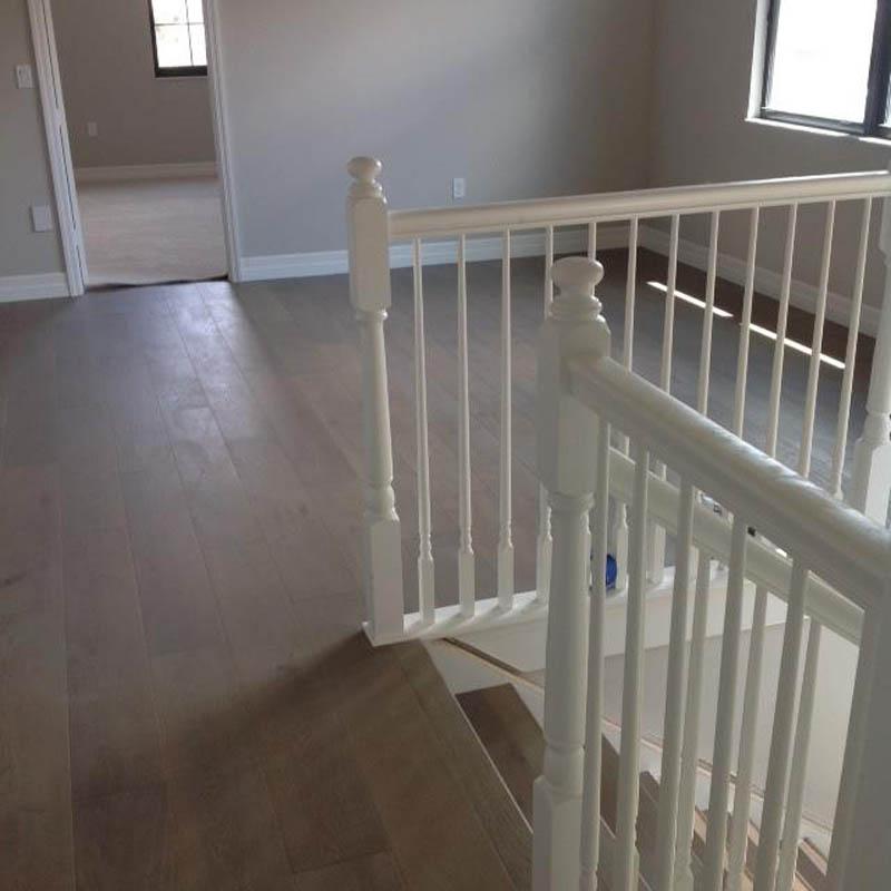 Hardwood flooring installation by Naples Abbey Carpet & Floor.