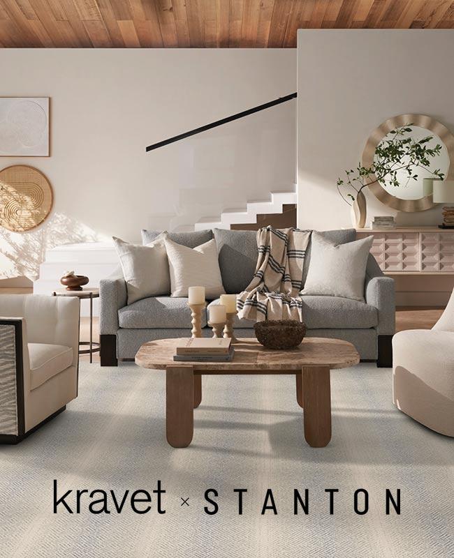 Kravet x Stanton flooring collection