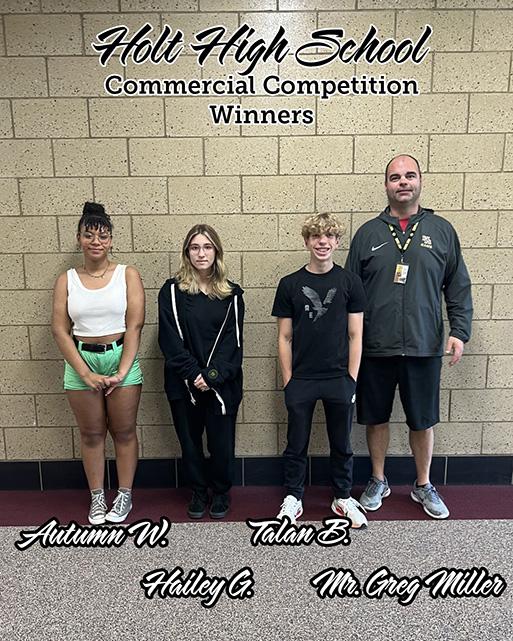 American Flooring Holt Scholarship Winners With Teacher