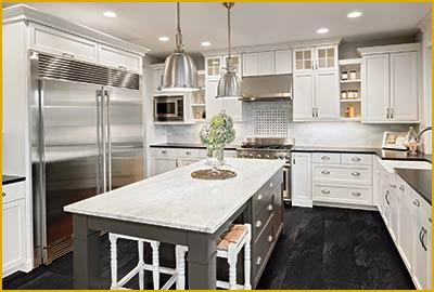 COREtec flooring in kitchen remodel by Simmons Floors