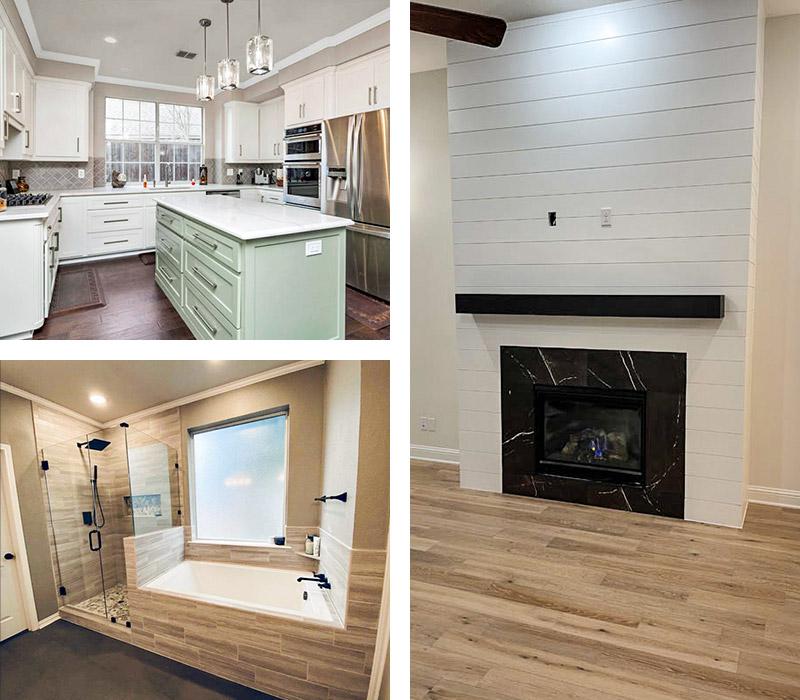 Simmons Floor Covering Custom Projects Collage