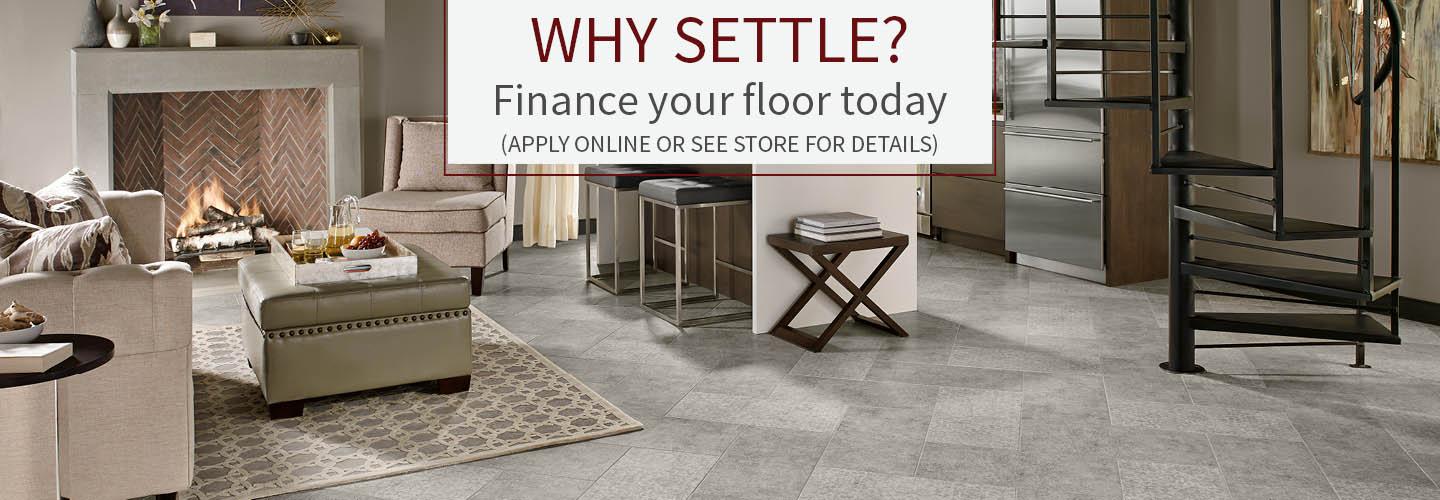Financing your floor has never been easier.  Click here to learn about all of our financing offers!