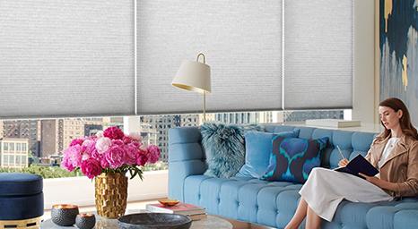 Hunter Douglas’ innovative honeycomb shade collection brings warmth and energy efficiency to your home.