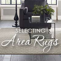 Looking for an area rug? See these tips on selecting an area rug to fit your lifestyle and your budget!