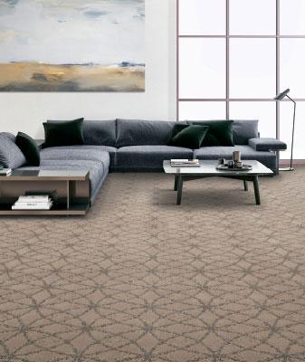 Wool carpet room scene