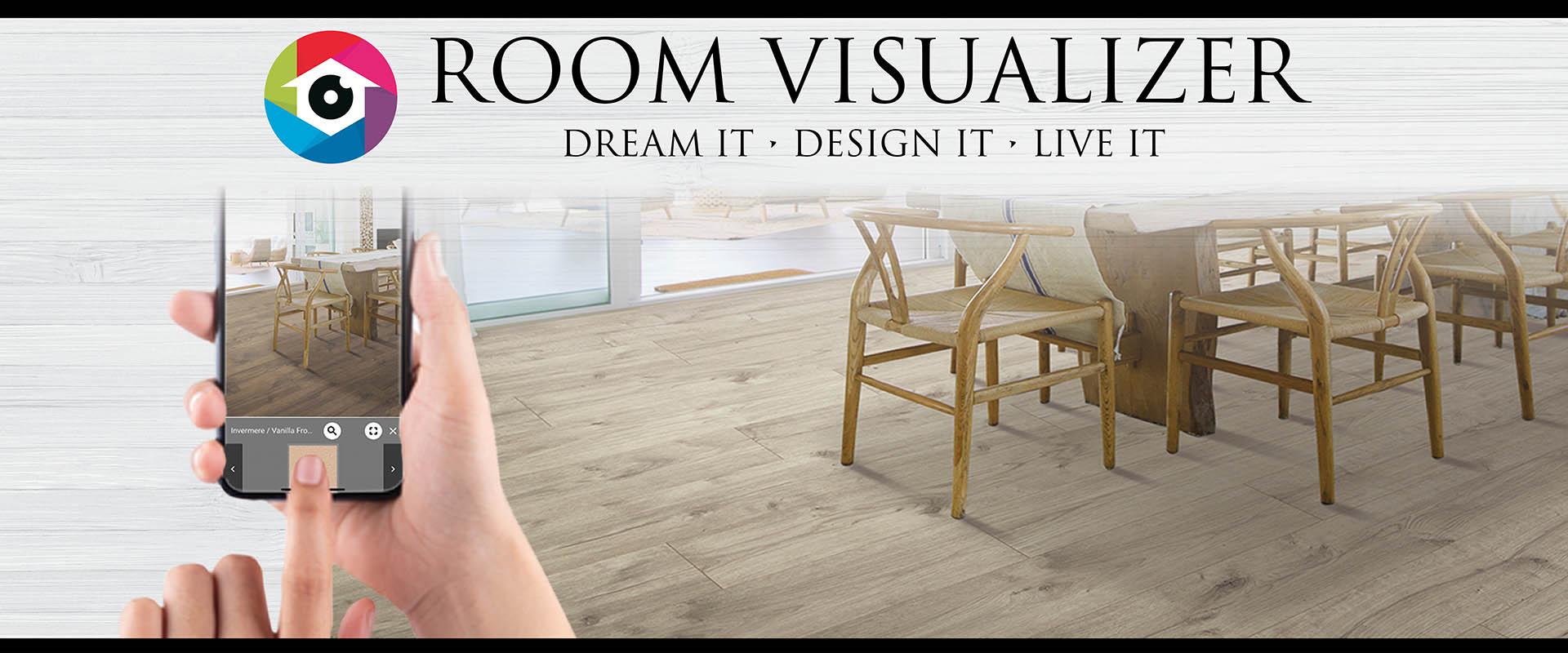 Try out room visualizer out! It's easy! Dream it, design it, and live it